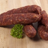 Heu-Rind-Kaminwurzen